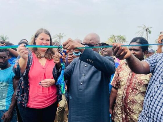 Energy Minister Switches on Masiaka Mini Grid